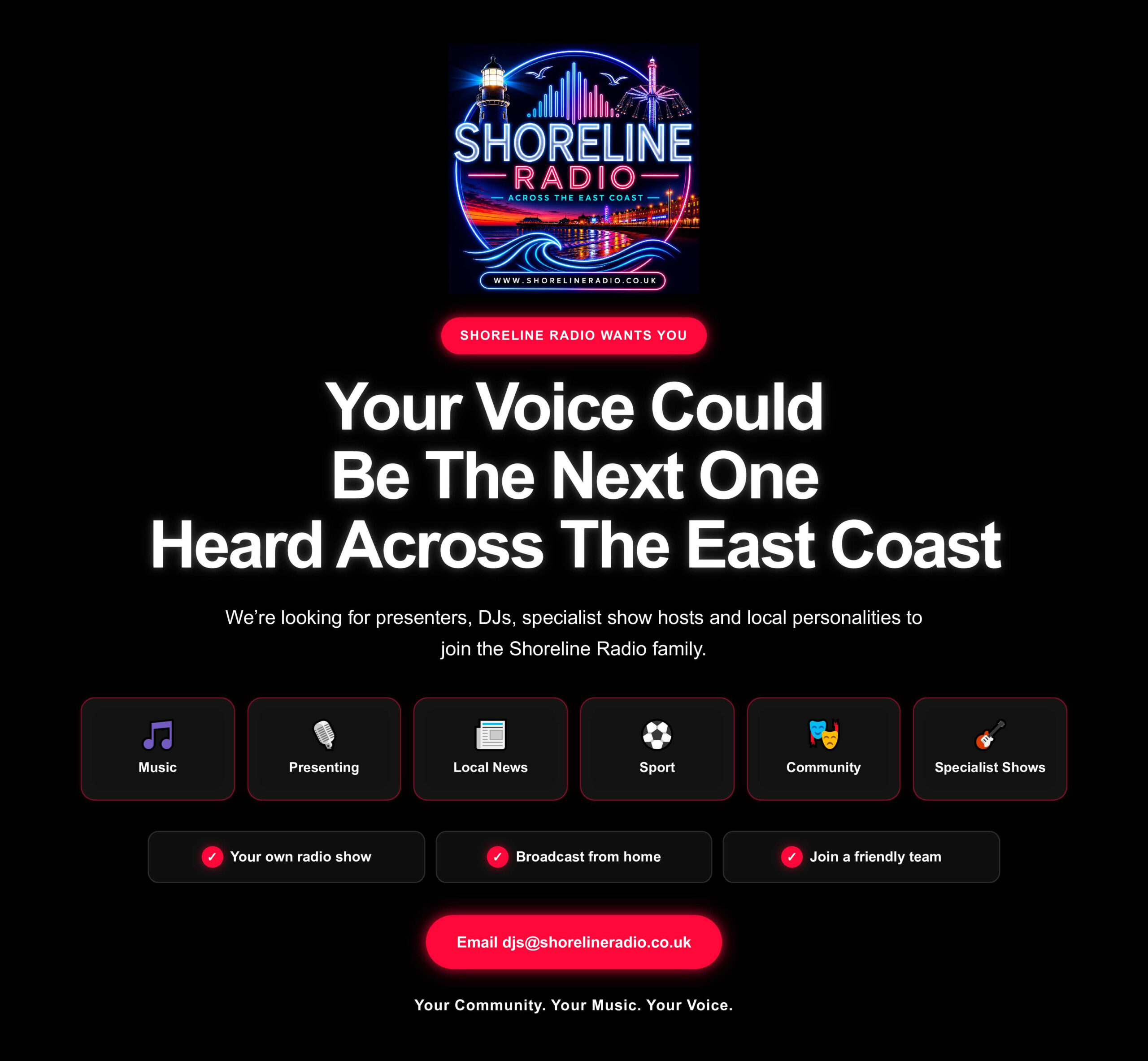 Shoreline Radio - Across The East Coast
